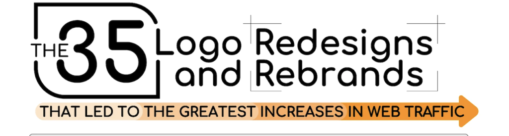 35 Logo Redesigns That Teach Us About Branding, Traffic, and Growth